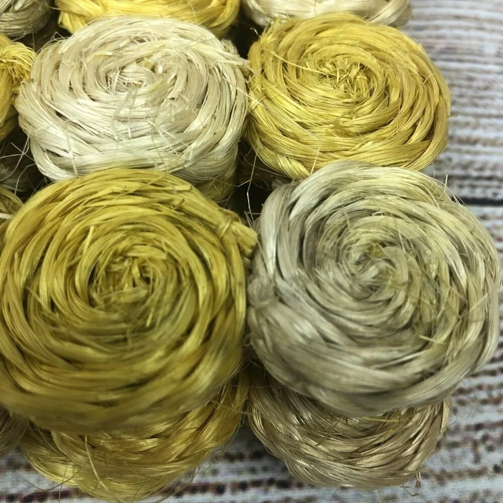 Woven Wicker Circles Placemats 15.5
